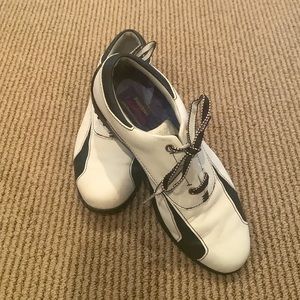 Black & Off White Footjoy LoPro Collection women’s Golf Shoes SZ 7
